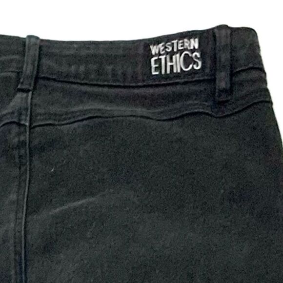 Vintage Western Ethics High Rise Black Studded Jeans - Picture 8 of 9